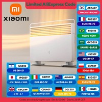 XIAOMI MIJIA Electric Heaters 2nd Thermostat Version,2200W Power,3 Heat Settings,Multiple Safety Feature,CN Version With Adapter