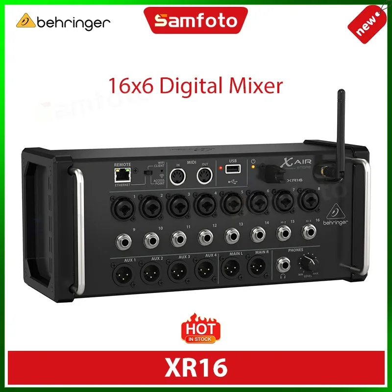 Behringer X Air XR18 XR16 XR12 Rackmount Digital Mixer for iPad