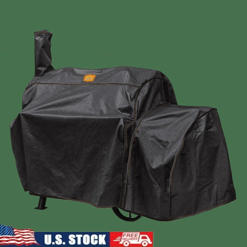 Heavy-Duty Smoker Cover Weather-Resistant UV Protection Hook and Loop Straps Easy to Clean Rip-Stop Material Outdoor Use