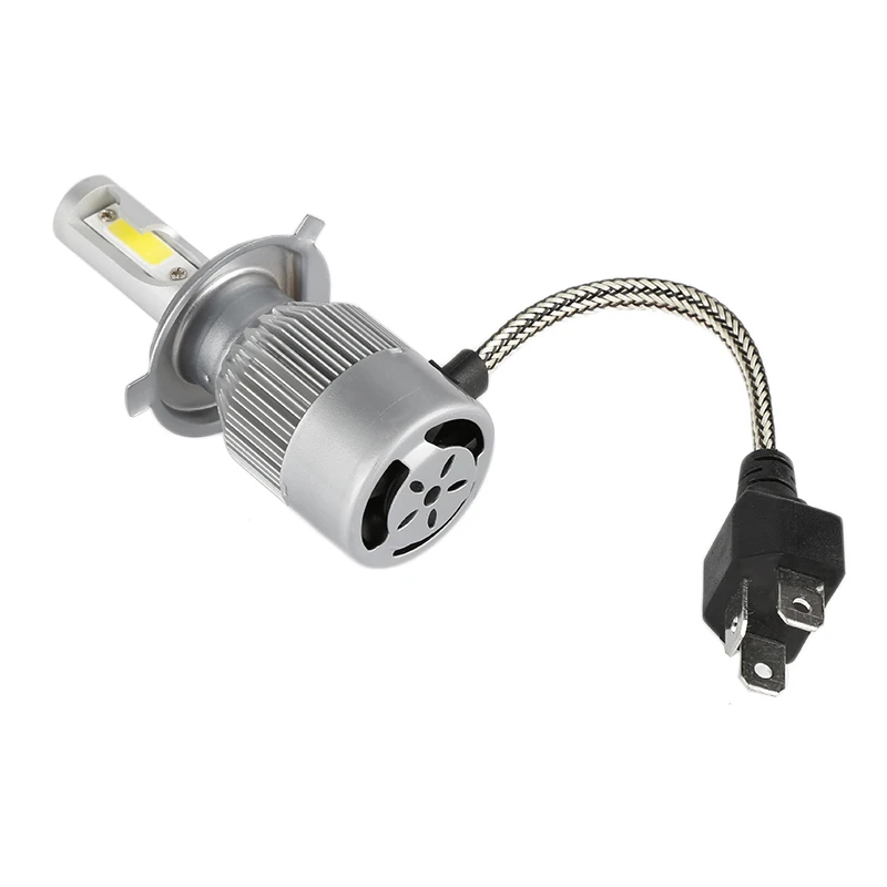 Lumière LED blanche à économie d'énergie, lumière de sauna pour véhicule, kit d'ampoules Hi/Lo pour voiture, puissance 488W, 48800LM, H4, 6000K, 12V-24V