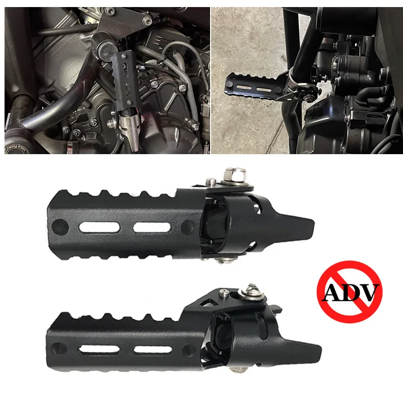 For BMW R1200GS R1250GS 2014-2022 R 1200GS R 1250GS Motorcycle Driver Footrest Highway Foot Peg Rests For 22-25mm Clamps