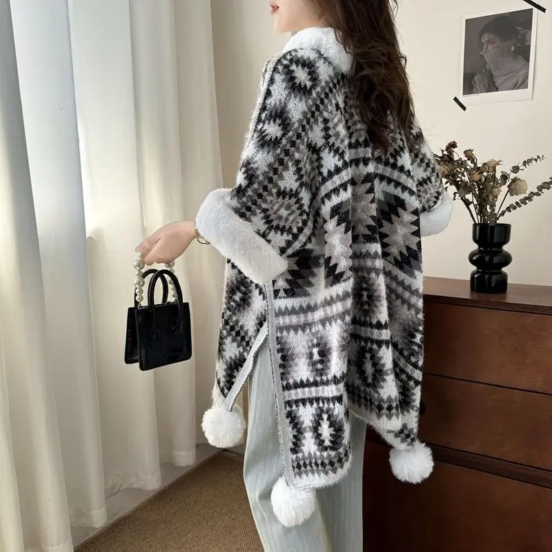 

2025 New Casual Women Crochet Poncho Shawl Summer Lightweight Travel Cover Up Boho Tassel Cape Beach Festival Multipurpose Wh126