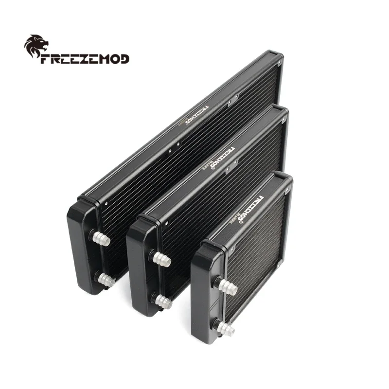 PC chłodzenie wodne grzejnik aluminiowy wielokanałowy, 60mm 80mm 90mm 120mm 240mm 360mm 480mm do komputerowego urządzenia kosmetycznego LED