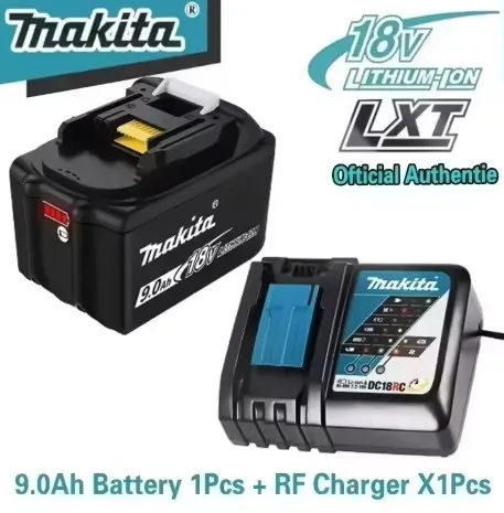 

100% Original Makita 18V LXT Battery - 3.0Ah 6.0Ah 9.0Ah Li-ion Replacement for BL1860 BL1850 BL1860B Power Tools