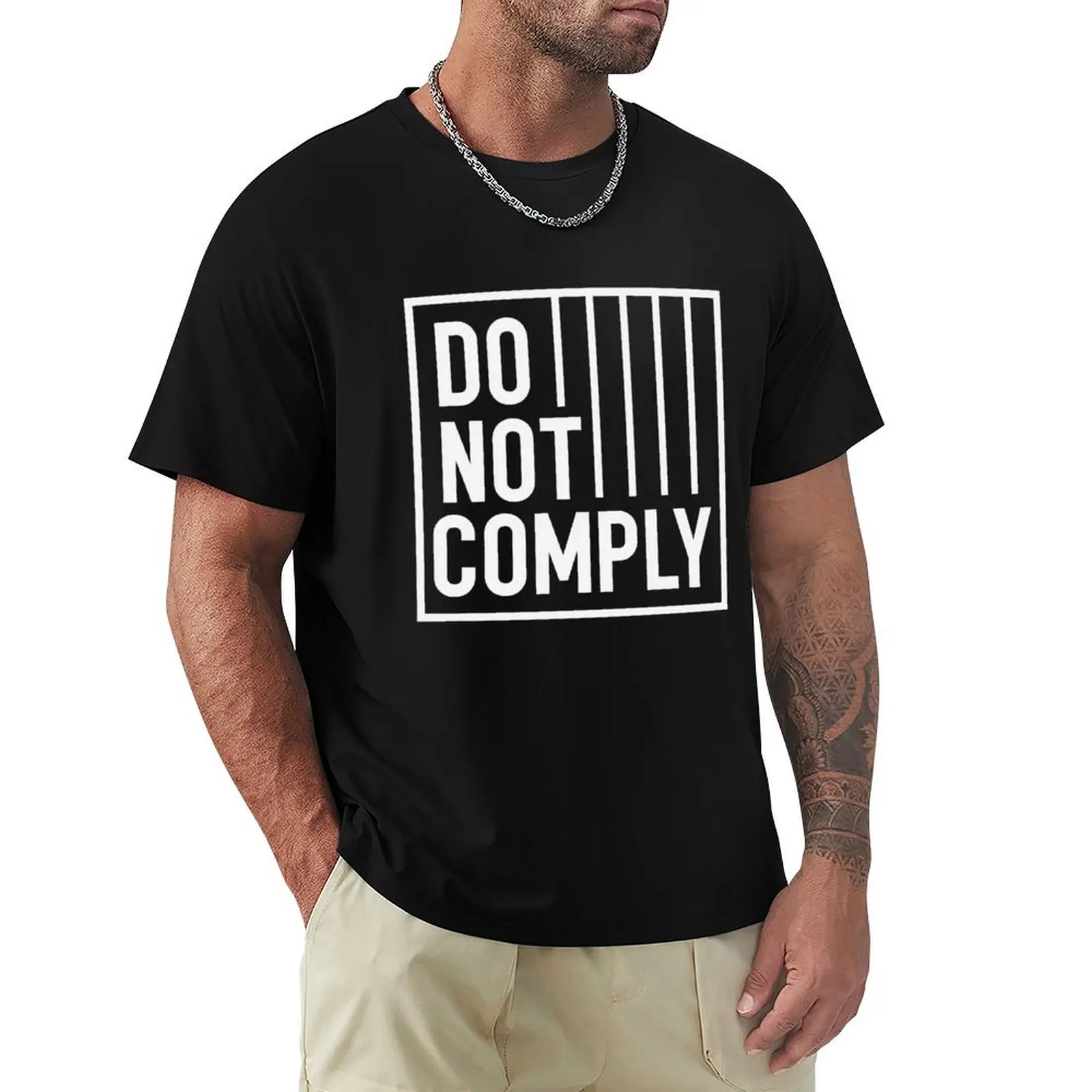 

Emma Kenny Merch Do Not Comply T-Shirt valentines boutique clothes korean fashion mens clothing