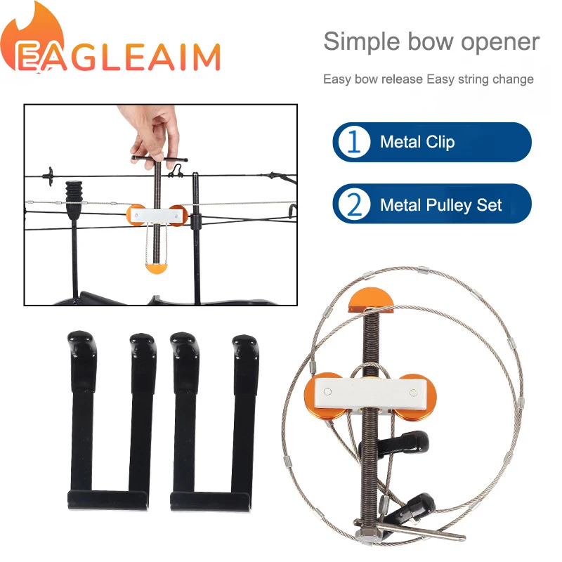 Bow Press for Compound Bow Protable Universal Compound Bow Press Easy to Replace Compound Bow String Compound Bow Open Tool Acce