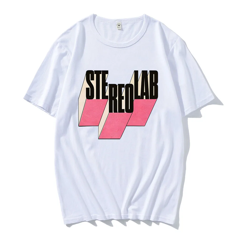 Stereolab Ologrammi Istantanei Logo T-shirt Manica Corta Estate O-Collo Magliette Moda Casual Unisex Streetwear Hip Hop Abbigliamento Uomo