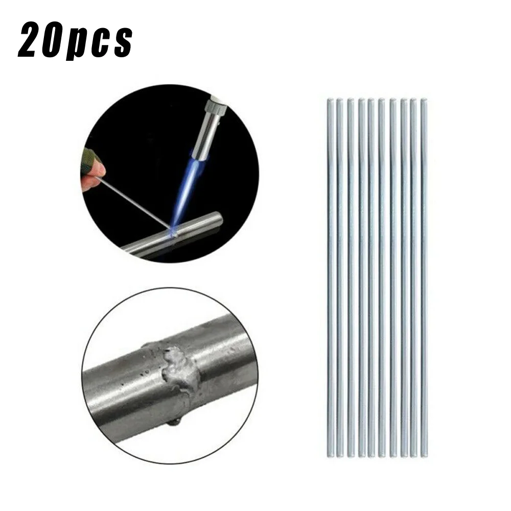 20PCS Set Welding No Need Solder Powder Aluminum Welding Brazing Rod Low Temperature Aluminum Solder Soldering Rod