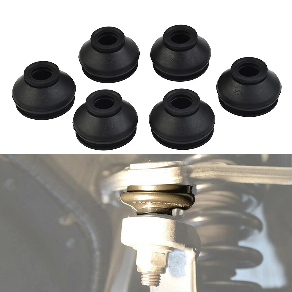 Newest Reliable Tools Covers Dust Boot 6 X Black Dust Boots Cover High Quality High-quality Replacement Rubber