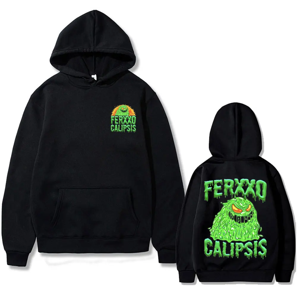 

Rapper Feid Ferxxo Ferxxocalipsis Tour 2024 Graphic Hoodie Men Women Hip Hop Vintage Sweatshirt Male Oversized Cotton Hoodies