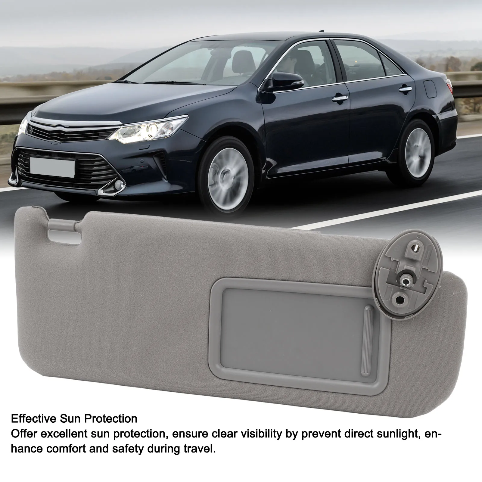 Sun Visor Elegant Look Easy To Install Clear Vision Robust 74320‑06610‑B1 Sun Visor Board Right Passenger Side for Vehicle