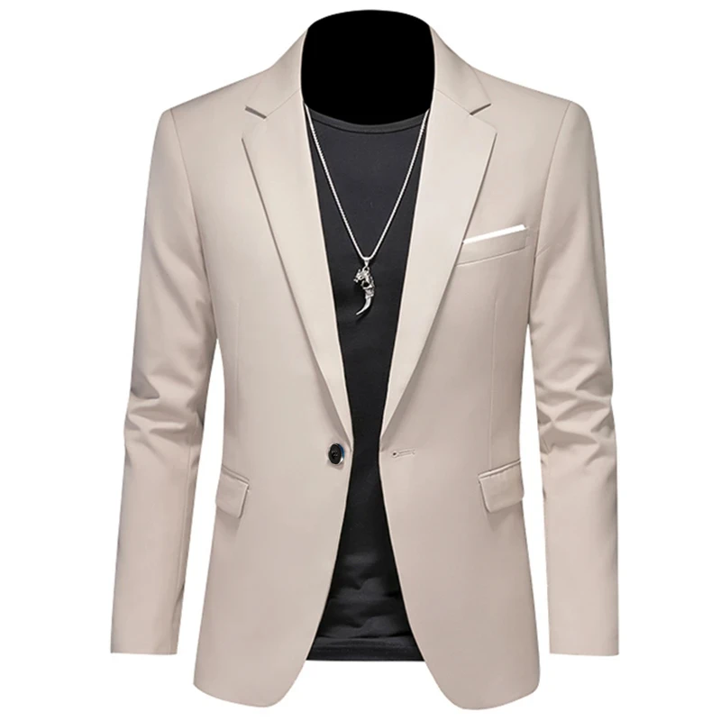 Chaqueta informal de negocios para hombre, traje Formal ajustado, chaqueta, abrigo, 25265590