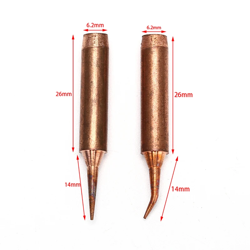 1pc 900M-T Series Welding Tips Lead-Free Welding Solder Tip Pure Copper Soldering Iron Head Welding Soldering Accessories