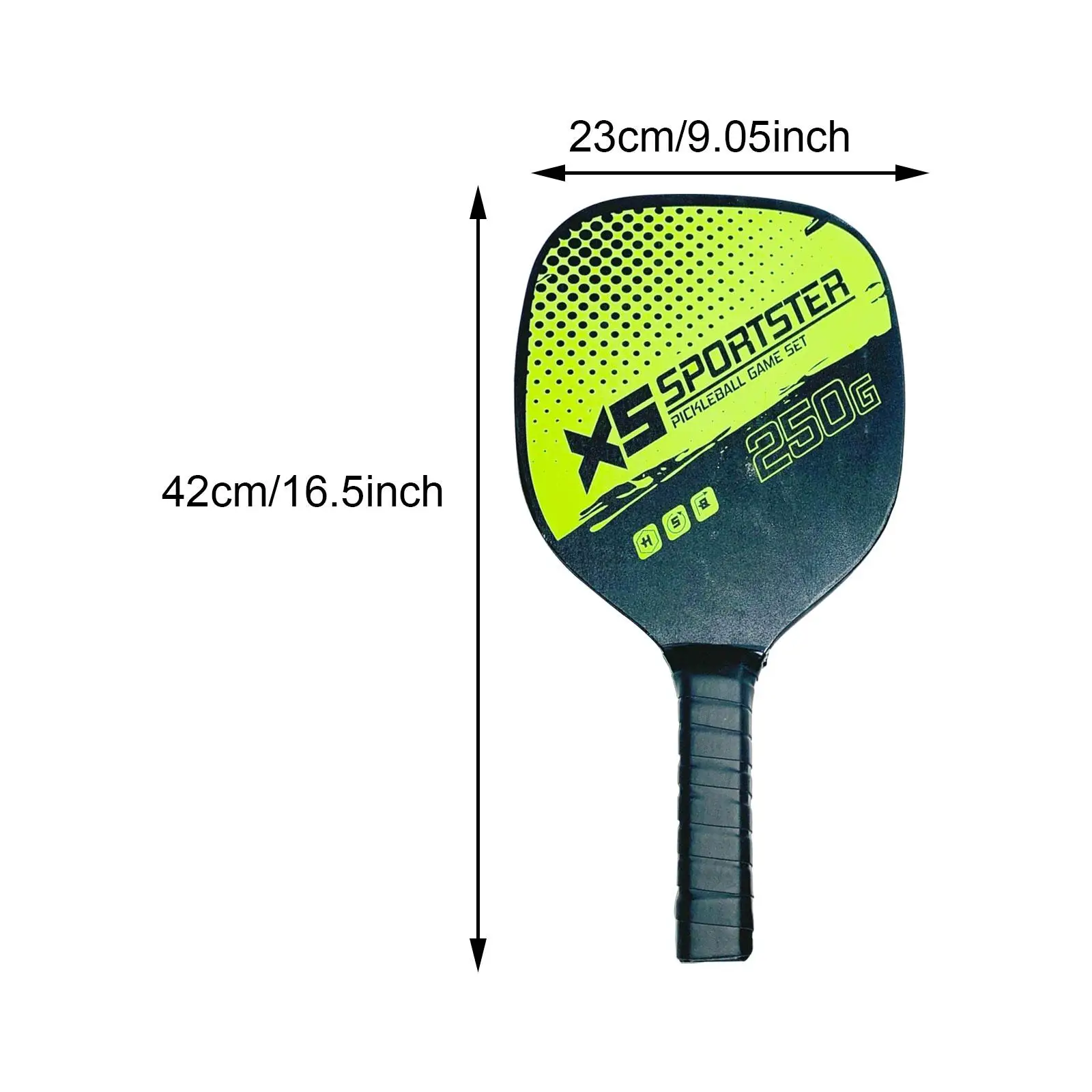 Pickleball Paddle with Nonslip Comfortable Grip for Indoor Outdoor Practice