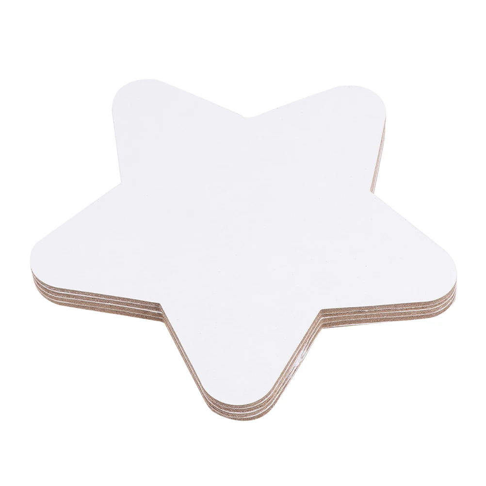 

4 pcs Cotton Boards Oil Canvas Round Edge Star Pattern Blank Stretched Canvases For Artists Students Hobby Beginners Acrylic