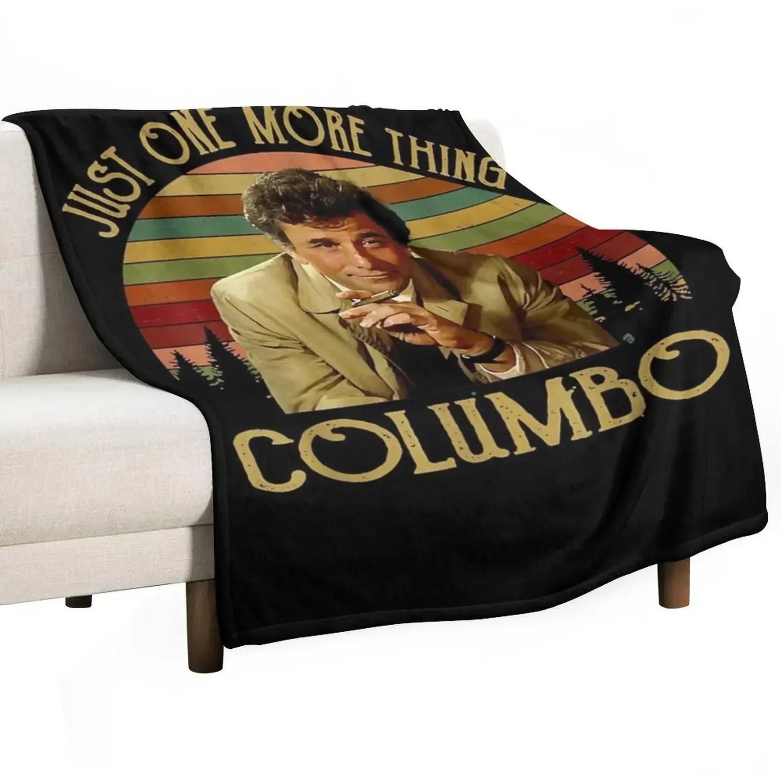 Men Women Just One More Thing-Columbo Columbo Inspired Movie Throw Blanket Single for winter Thermal Blankets