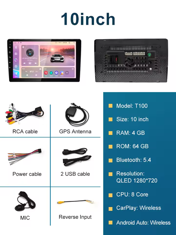 1DIN 안드로이드 시스템 인터페이스