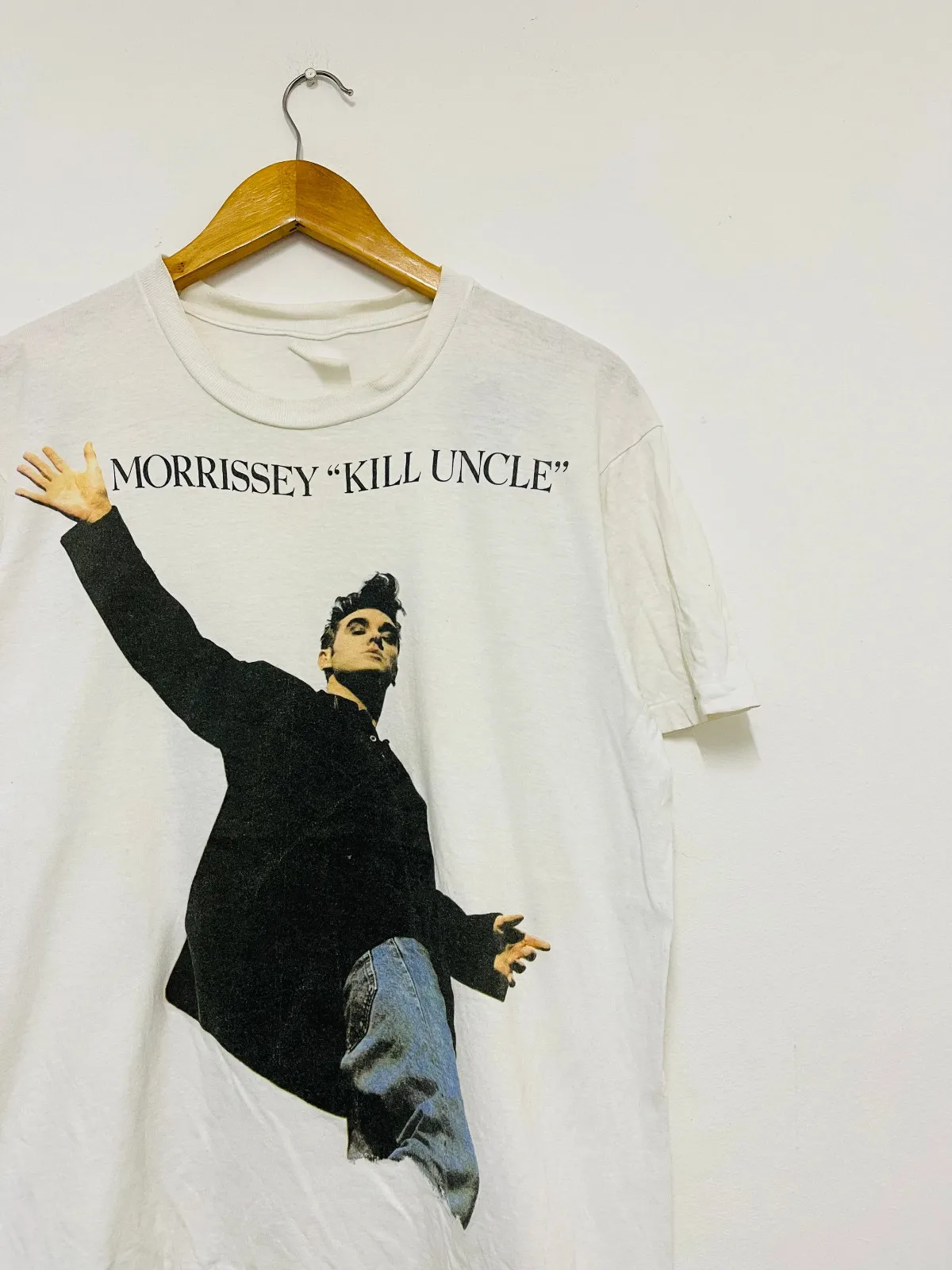 Concert Morrissey Singer Gift For Fan White Full Size S-5XL T- Shirt ES282