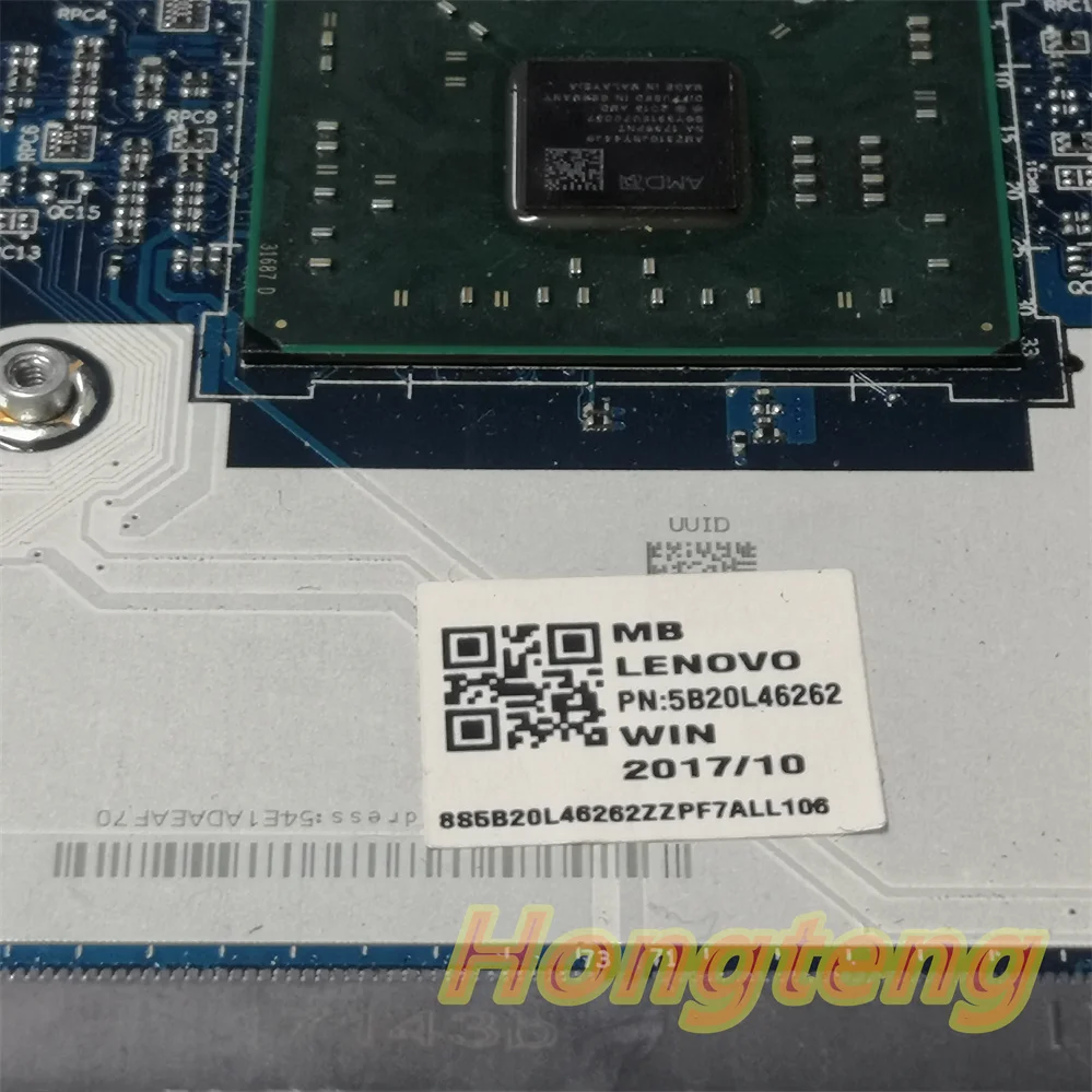 Original 5B20L46262 NM-A841 for LENOVO MOTHERBOARD AMD A6-7310 IDEAPAD 110-15ACl   All Tests OK