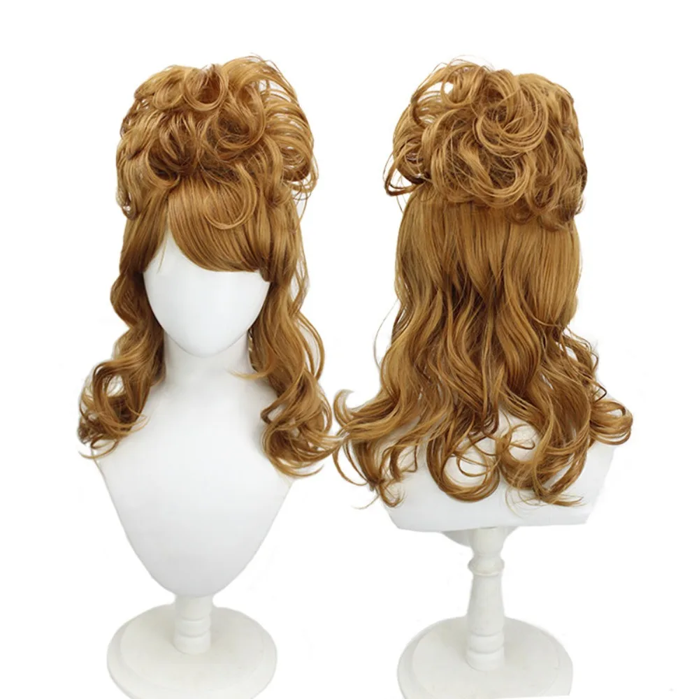 Lady Gaga Die With a Smile Inspired Long Curly Hair Cosplay Wig Retro 60s 70s Vintage Style
