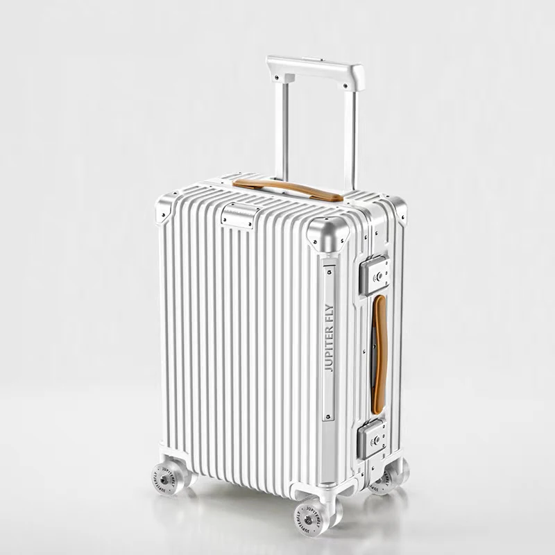 18 "20" 24 "26" 28 Inch Reiskoffer Aluminium Frame PC Trolley Case Met wielen Handbagage Boarding Box Rolling Bagage