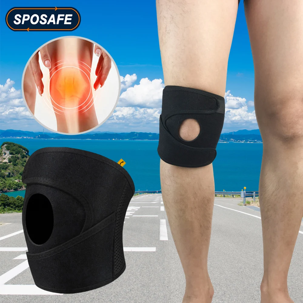 1Pc Patella Tracking Knee Brace for Post Kneecap Dislocation,Tendonitis,Meniscus Injuries,Running,Basketball Support Stabilizer