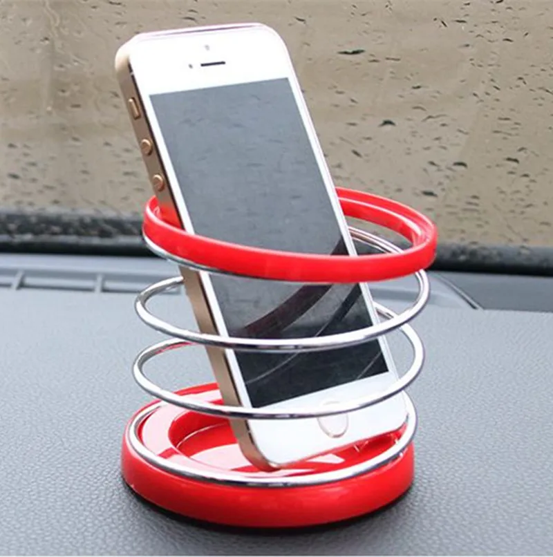 Car Spring Cup Holder Vehicle Dashboard Beverage Stand Holder Interior Water Accessories Holder Cup Storage Shelf Auto Ashtray
