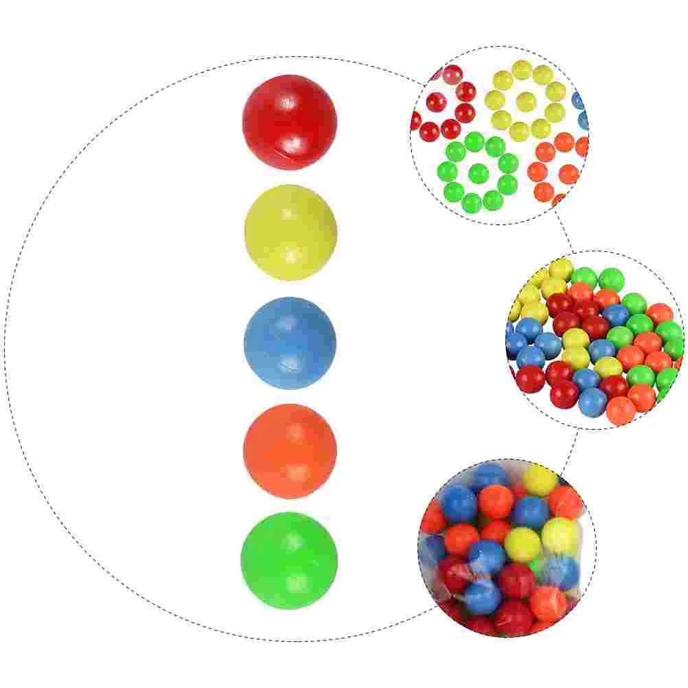 100 Pcs Probability Counting Ball Colored Balls Tiny Teaching Small for Kids Math Supplies Learning Educational Toys