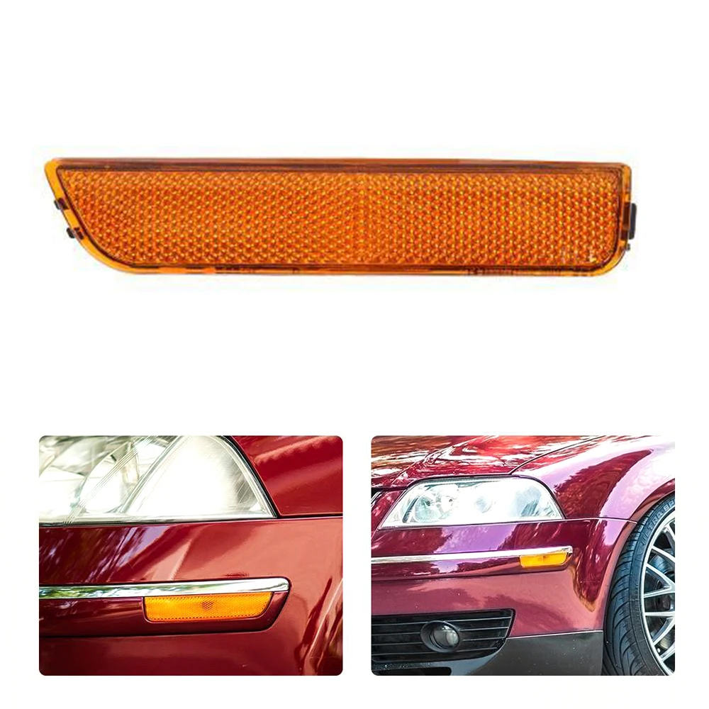 X Car Amber Front/Rear Bumper Side Marker Lights For Passat B5.5 2001-2005 Left Side Signal Lamp Automobiles, Parts & Accessor