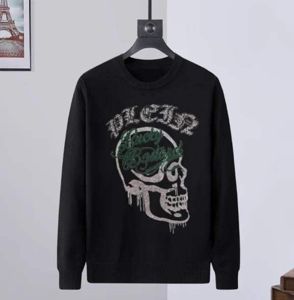 

Designer Rhinestone pullover sweaters drop shipping Sport pullover men's gifts