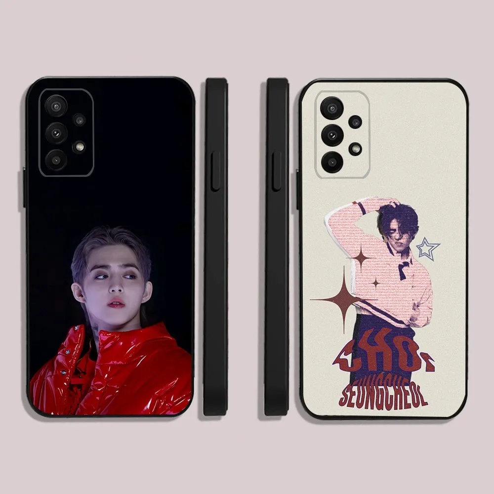 

Singer S-SCOUPS Phone Case For Samsung S24,23,22,30,21,10,9,Ultra,Plus,Lite,FE,5G Black Soft Case