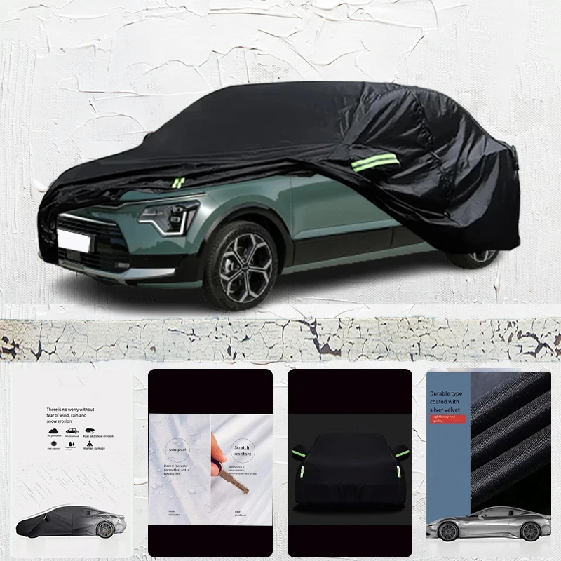 

For-Kia-Niro-Anti-UV-Sun-Shade-Rain-Snow-Resistant-Dustproof-Car-umbrella-Black-cover-Full