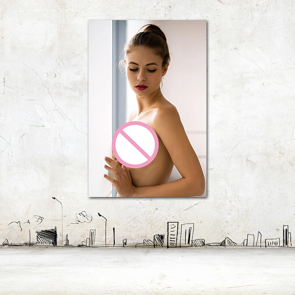 Pretty Woman Photos for Wall Art Decoration Painting Canvas Print Beautiful Model Posters Room Decor