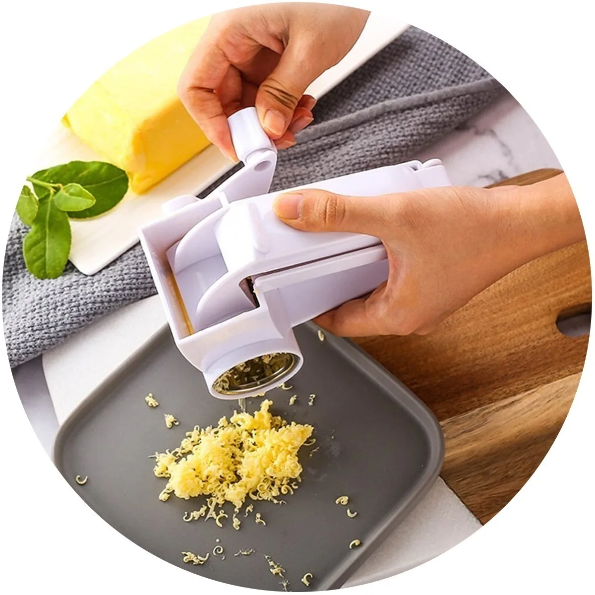 Manual Hand-crank P/Cheese Ham Vegetables Practical