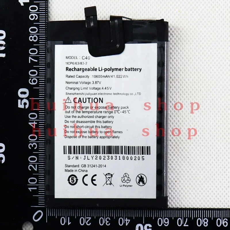 kingkong 9 battery C40 10600mAh Long standby time New production date for Cubot C40 battery+tools z