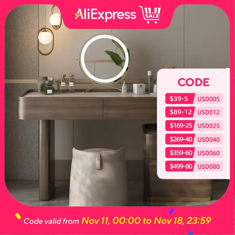 

Vintage Classic Dressing Table Sets Minimalist Sumptuous Girls Nordic Dressing Table Nordic Storage Tocador Maquillaje Furniture