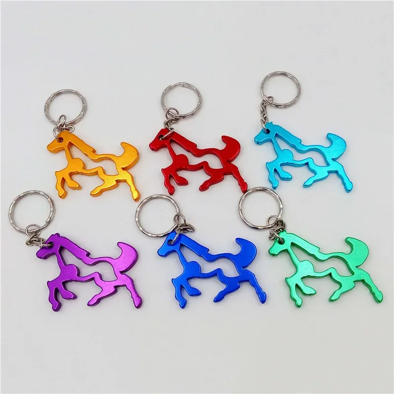 Dorable Bottle Opener Multiple Shapes Wine Opener Keychain Easy Carry Portable Kitchen Tool Decor Random Color 1pc