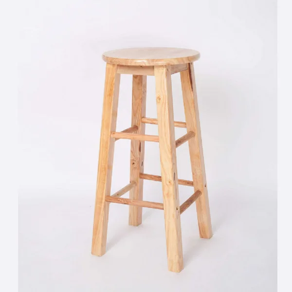 HYS high stool stall log color bar chair bar chair high stool durable stool catering shop round lemon tea