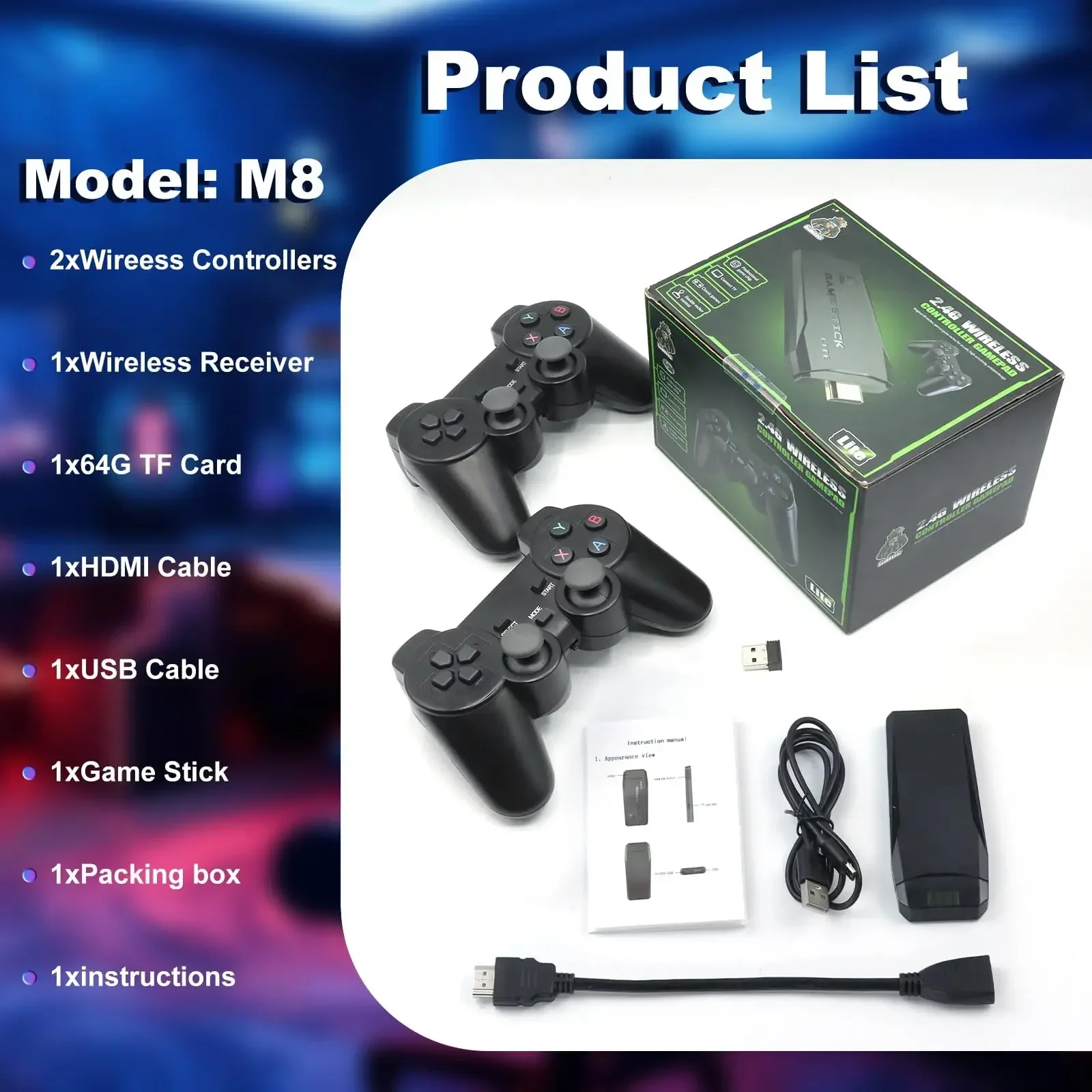 M8 4K Tv Gaming Hub…