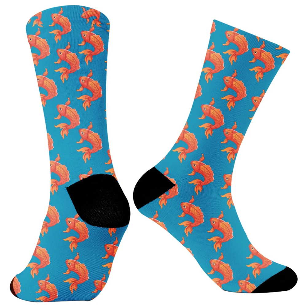 Halloween in high tube socks art illustration socks sports socks 2024 New Print socks fashion trend socks