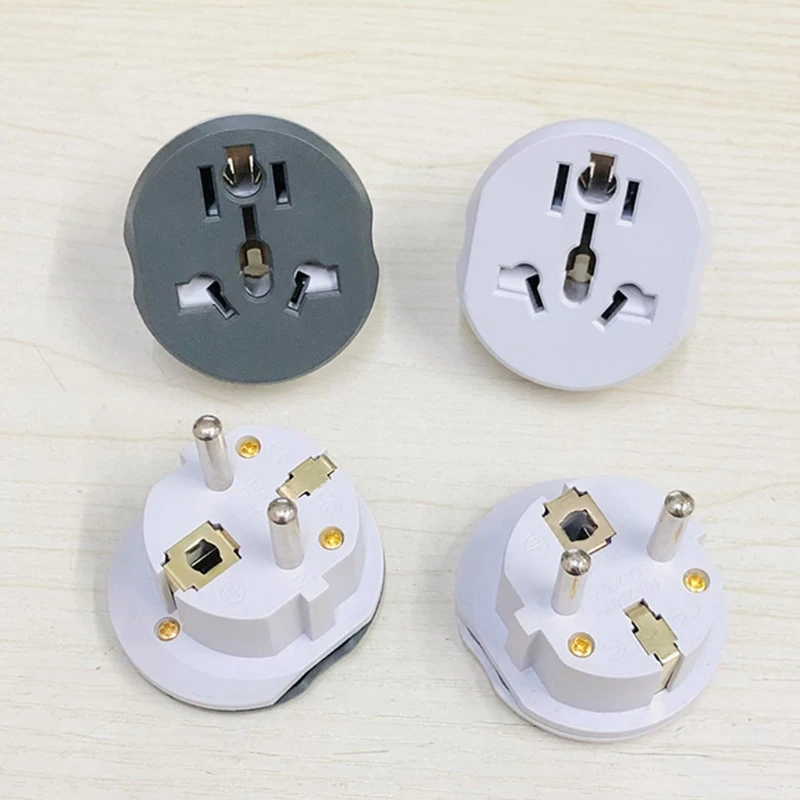 Europe/Germany Travel Plug Adapter International Power Adaptor Eu Plug to US Plug Converter Adapter Travel from US to EU B03E