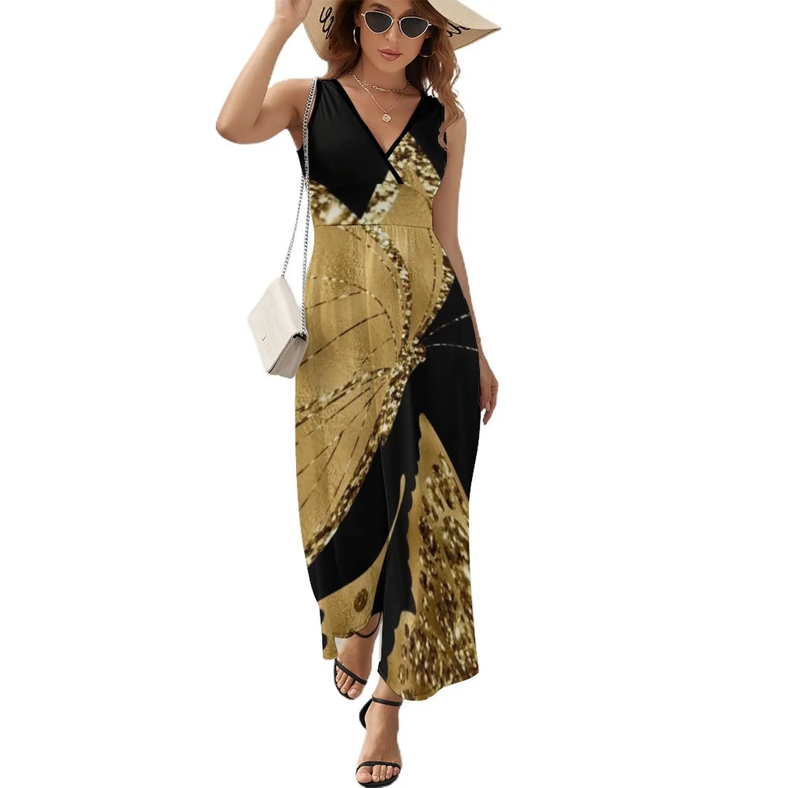 

Goldenbutterfly Sleeveless Dress Women's skirt dress summer 2024 women dresses summer