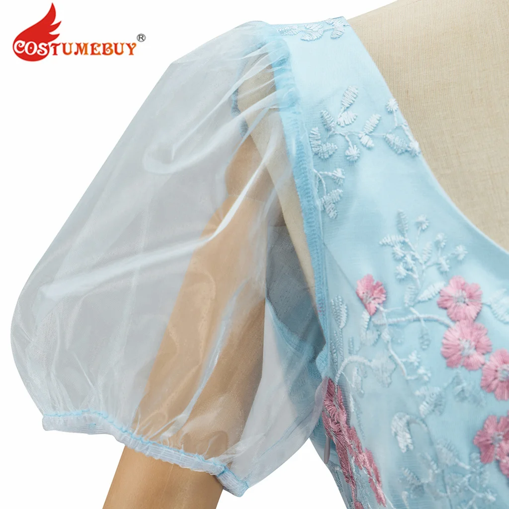 Penelope Featherington Cosplay Costume Women Regency Dress High Waistline Tea Party Gown Penelope