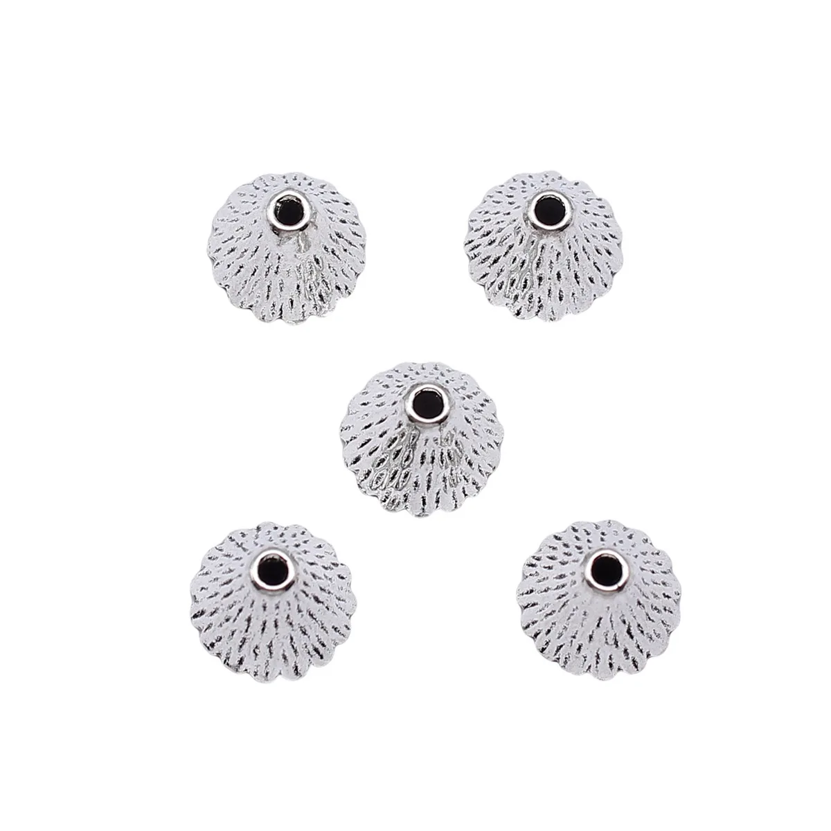WYSIWYG 20pcs 12x12x9mm Antique Silver Color Tapered Tassel End Caps Pendant For DIY Jewelry Making Handmade Jewelry Findings