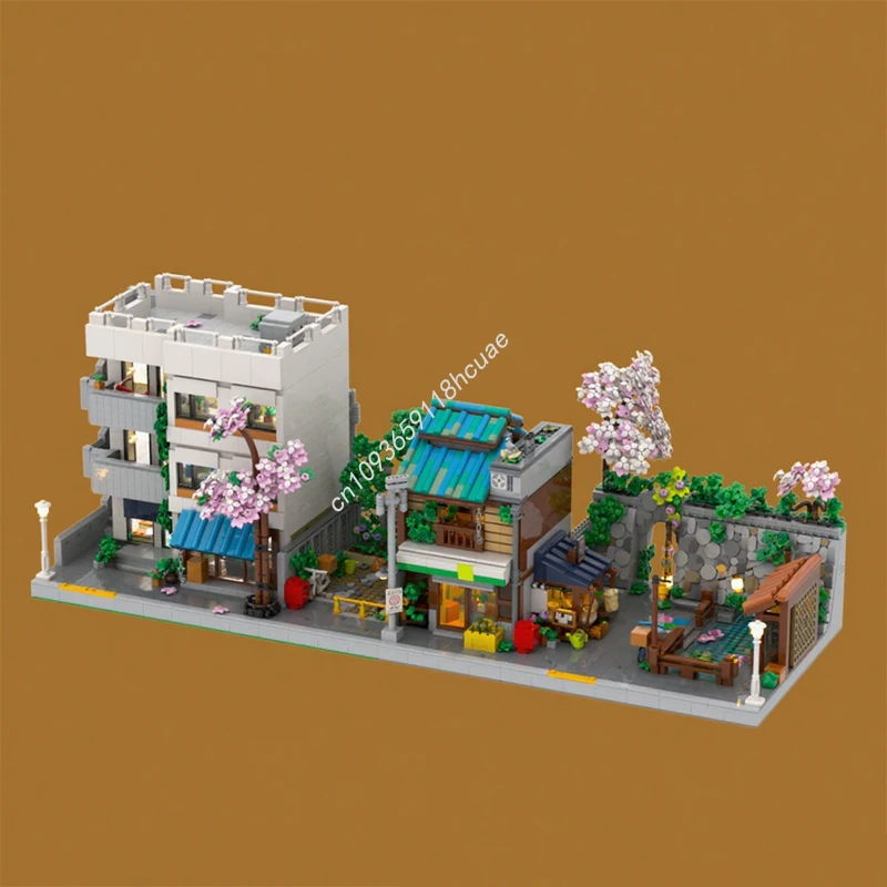 

7659 шт. MOC японская модульная коллекция II строительные модели блоки сборка игрушки для рукоделия идея на день рождения креативные рождественские подарки