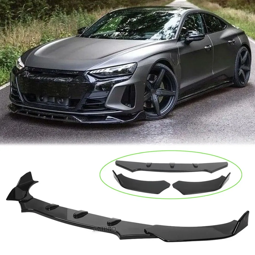 

Car Front Bumper Lip Spoiler Splitter ABS Body Kit For Audi TT RS7 A3 A4 S3 S4 United States