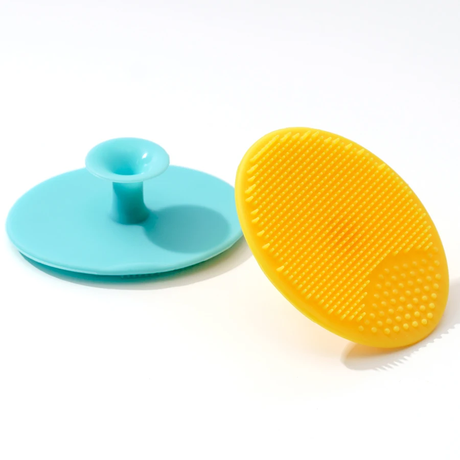 1PCS Silicone Shampoo Brush For Baby Cleaning Silicone Brush Newborn Soft Hair Comb Head Hair Washing Baby Care Accessorie