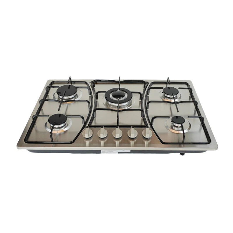 Factory Direct Sales Household Kitchen Appliance Desktop Embedded Stainless Steel Gas Cooktop 5 Burner Commercial Gas Stove