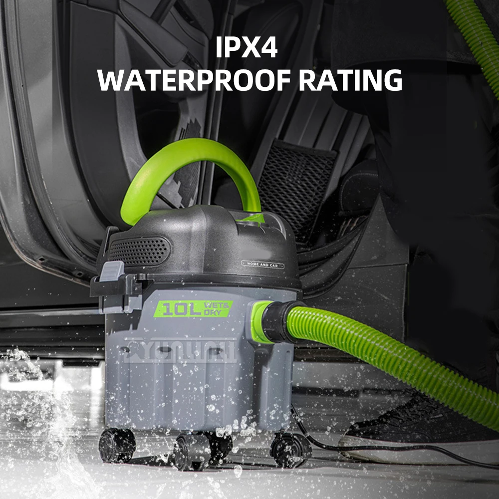 Бытовой пылесос с высоким всасыванием, 10 л, мощный пылесос для мойки автомобилей, Meisew Cleaning 1200 Вт