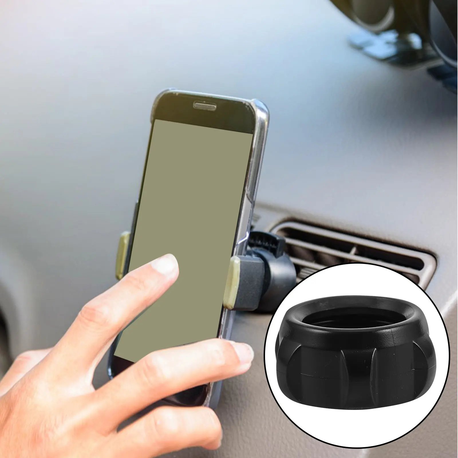 20Pcs Plum Nut Car Mount Adapter for Wireless Charging Phone Holder Ball Joint Fixed Ring Tightener Dashboard Vent Windshield